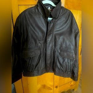 Men’s XXL leather ZAQ jacket
